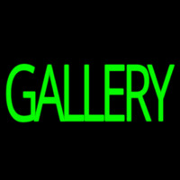 Green Gallery Neon Sign