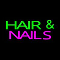 Green Hair And Pink Nails Neon Sign