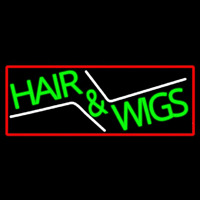 Green Hair And Wigs Neon Sign