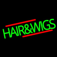 Green Hair And Wigs Neon Sign