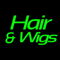 Green Hair And Wigs Neon Sign