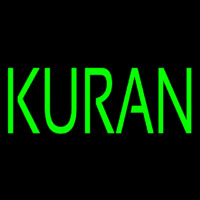 Green Kuran Neon Sign