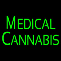 Green Medical Cannabis Neon Sign