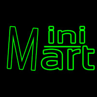 Green Mini Mart Neon Sign