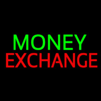 Green Money E change Neon Sign