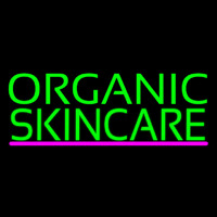 Green Organic Skincare Neon Sign