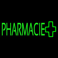 Green Pharmacie Logo Neon Sign