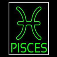 Green Pisces Neon Sign