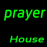 Green Prayer House Neon Sign