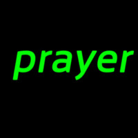 Green Prayer Neon Sign