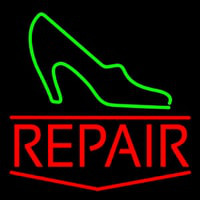 Green Sandal Red Repair Neon Sign