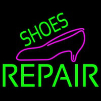 Green Shoes Repair Pink Sandal Neon Sign