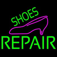 Green Shoes Repair Pink Sandal Neon Sign