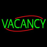 Green Vacancy Neon Sign