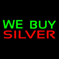 Green We Buy Red Platinum Neon Sign