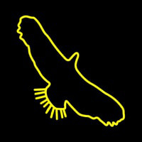 Griffon Vulture Neon Sign