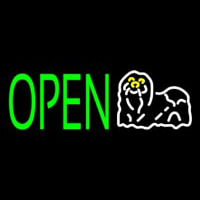 Grooming Open Neon Sign