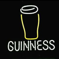 Guinness Glass Logo Neon Sign