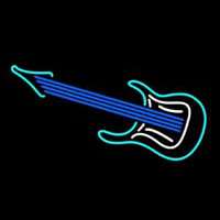 Guitar Logo Neon Sign