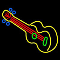 Guitar Strings Neon Sign