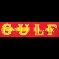 Gulf Gasoline Neon Sign