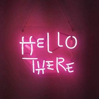 HELLO THERE Neon Sign