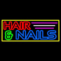 Hair And Nails Double Stroke Neon Sign