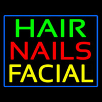 Hair Nails Facial Neon Sign