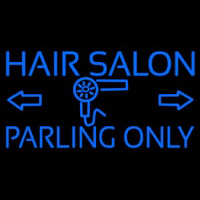 Hair Salon Parking Only Neon Sign