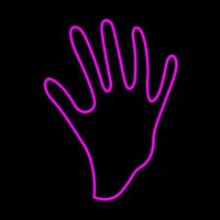 Hand Neon Sign