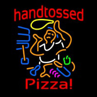 Handtossed Pizza Neon Sign