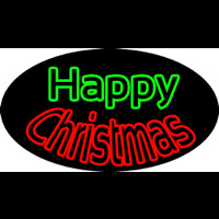 Happy Christmas Neon Sign