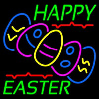 Happy Easter With Egg 1 Neon Sign