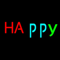 Happy Neon Sign