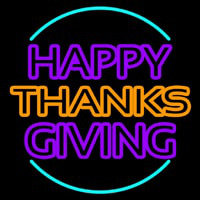 Happy Thanksgiving 1 Neon Sign