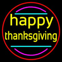 Happy Thanksgiving 1 Neon Sign