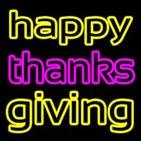 Happy Thanksgiving 1 Neon Sign