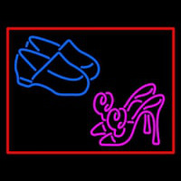 Heels Shoes With Border Neon Sign