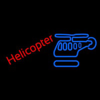 Helicopter Logo Neon Sign