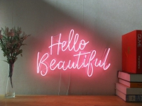 Hello Beautiful Neon Sign