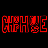 Horizontal Red Chophouse Neon Sign