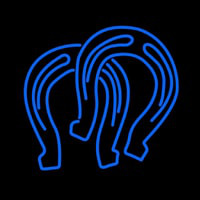 Horseshoe Logo Neon Sign