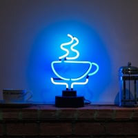 Hot Coffee Desktop Neon Sign