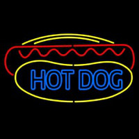 Hot Dog Neon Sign