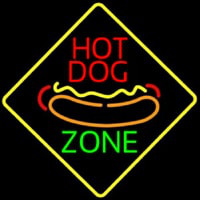 Hot Dog Zone Neon Sign