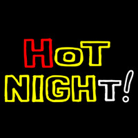 Hot Night Multicolor Neon Sign