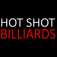Hot Shot Billiards 2 Neon Sign