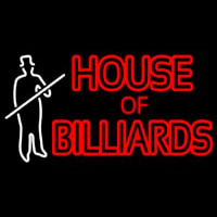 House Of Billiards Neon Sign