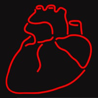 Human Heart Neon Sign