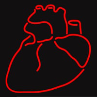 Human Heart Neon Sign